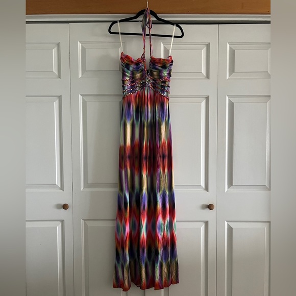Sky Multi Color Maxi Dress - Picture 1 of 8